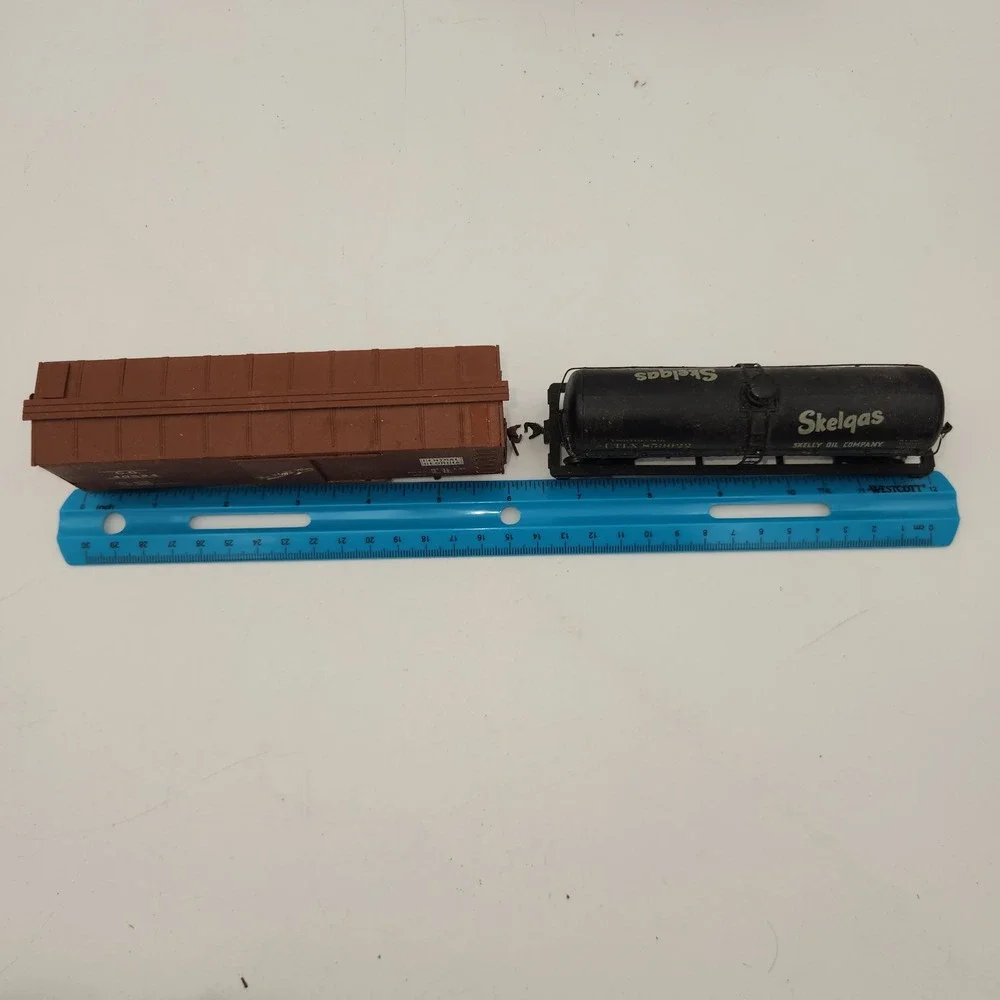 HO Gauge Model Train Lot Pennsylvania PRR Central of Georgia Skelgas Tanker 3pc